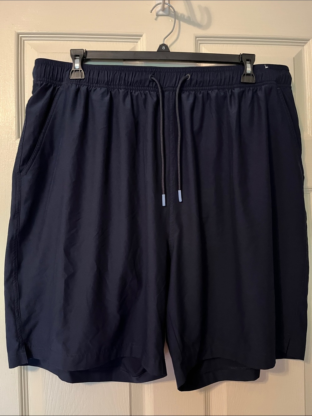 Caribbean Men's Navy Athletic Drawstring Shorts